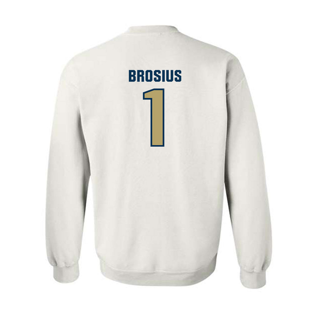 Georgia Tech - NCAA Baseball : Parker Brosius - Classic Shersey Crewneck Sweatshirt-1