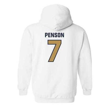 Georgia Tech - NCAA Football : Dalen Penson - Classic Shersey Hooded Sweatshirt-1