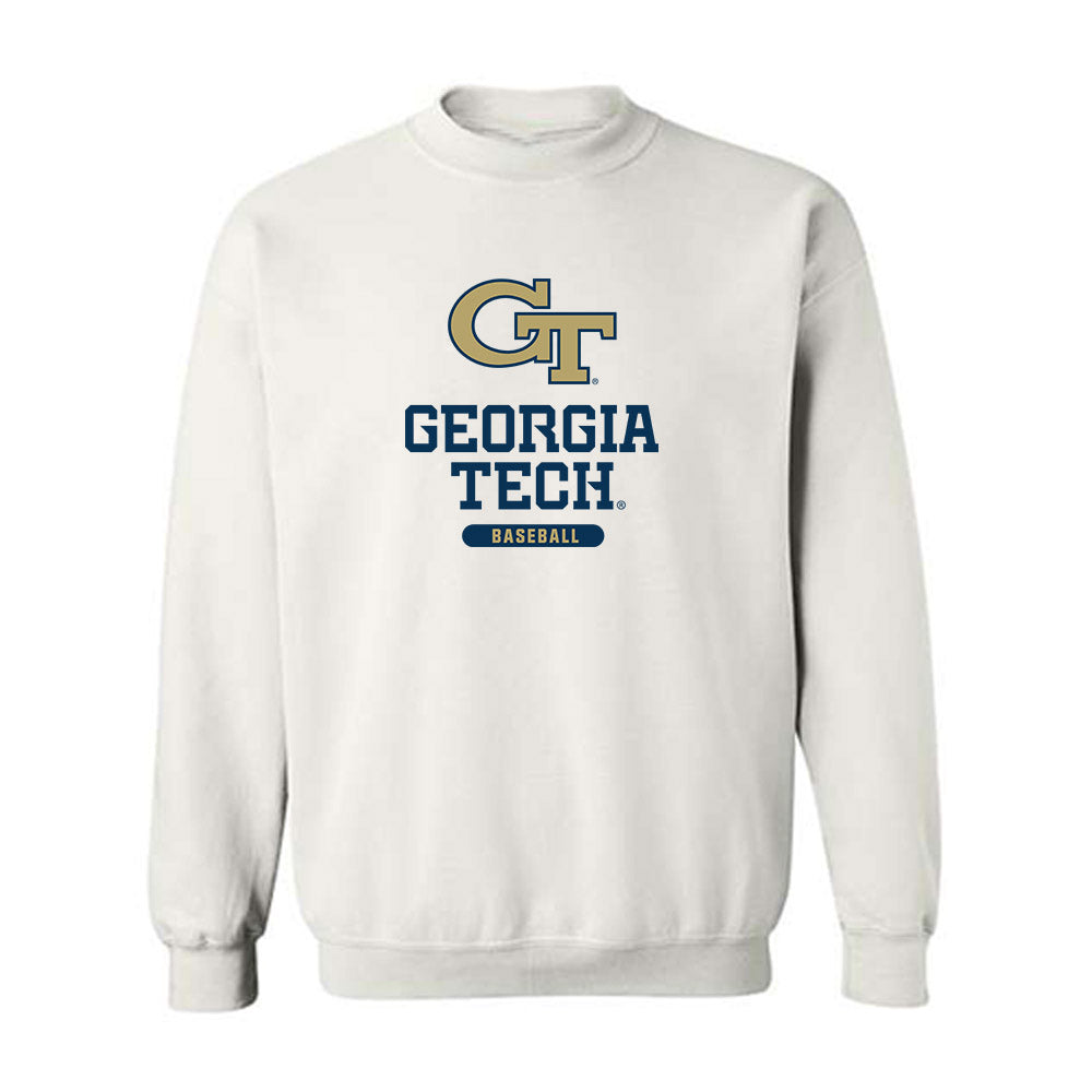 Georgia Tech - NCAA Baseball : Drew Burress - Classic Shersey Crewneck Sweatshirt-0
