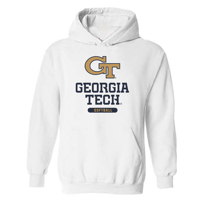 Georgia Tech - NCAA Softball : Gracie King - Classic Shersey Hooded Sweatshirt-0