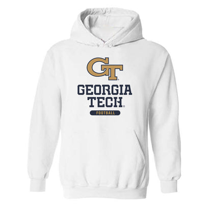 Georgia Tech - NCAA Football : Chuma Okoye - Classic Shersey Hooded Sweatshirt-0