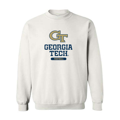 Georgia Tech - NCAA Football : Josh Petty - Classic Shersey Crewneck Sweatshirt-0