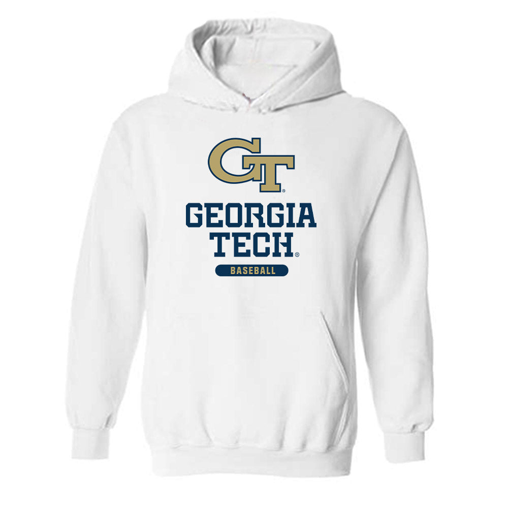Georgia Tech - NCAA Baseball : Alex Hernandez - Classic Shersey Hooded Sweatshirt-0