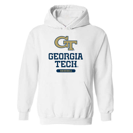 Georgia Tech - NCAA Baseball : Alex Hernandez - Classic Shersey Hooded Sweatshirt-0