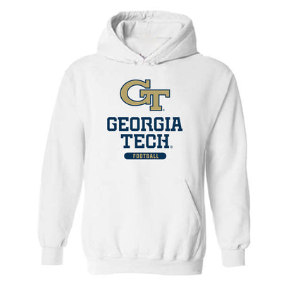 Georgia Tech - NCAA Football : Josh Petty - Classic Shersey Hooded Sweatshirt-0
