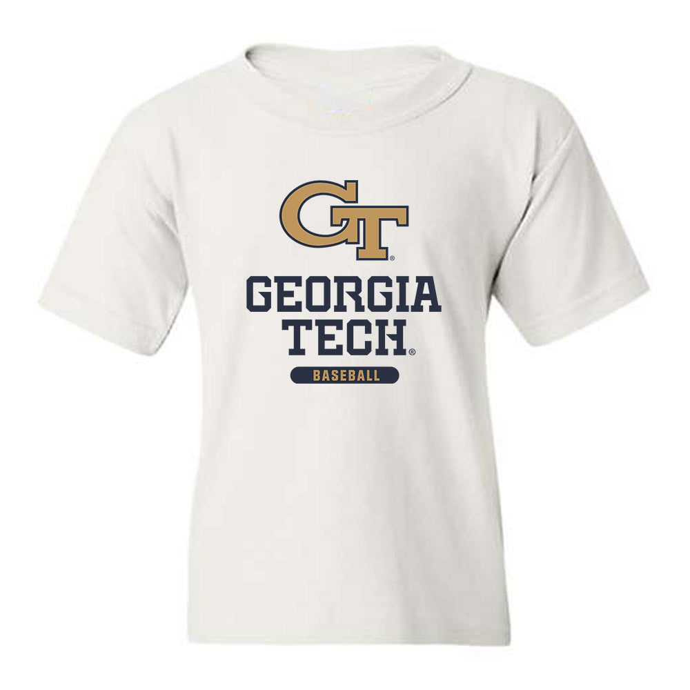 Georgia Tech - NCAA Baseball : Jarren Advincula - Classic Shersey Youth T-Shirt-0