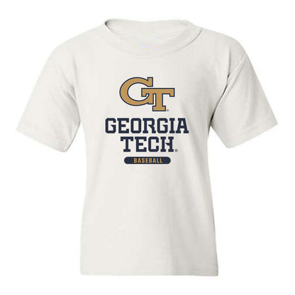 Georgia Tech - NCAA Baseball : Jarren Advincula - Classic Shersey Youth T-Shirt-0