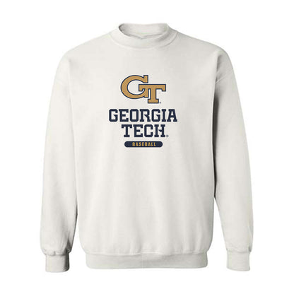 Georgia Tech - NCAA Baseball : Kent Schmidt - Classic Shersey Crewneck Sweatshirt-0
