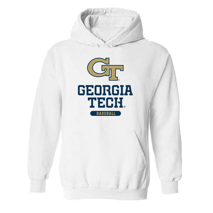 Georgia Tech - NCAA Baseball : Dylan Loy - Classic Shersey Hooded Sweatshirt-0