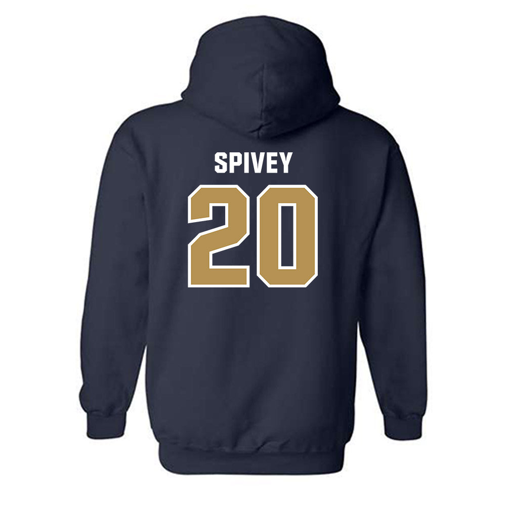 Georgia Tech - NCAA Baseball : Caden Spivey - Classic Shersey Hooded Sweatshirt-1