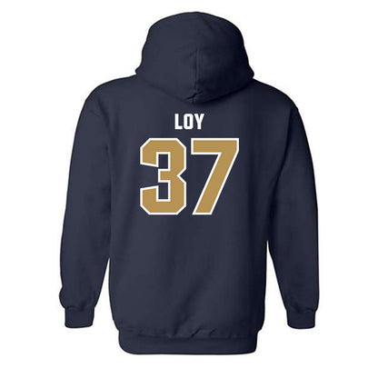 Georgia Tech - NCAA Baseball : Dylan Loy - Classic Shersey Hooded Sweatshirt-1