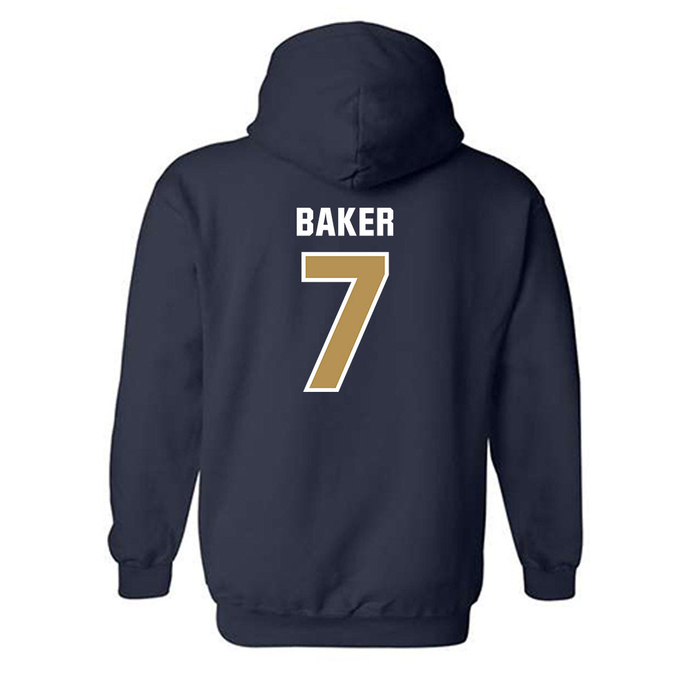 Georgia Tech - NCAA Baseball : Will Baker - Classic Shersey Hooded Sweatshirt-1