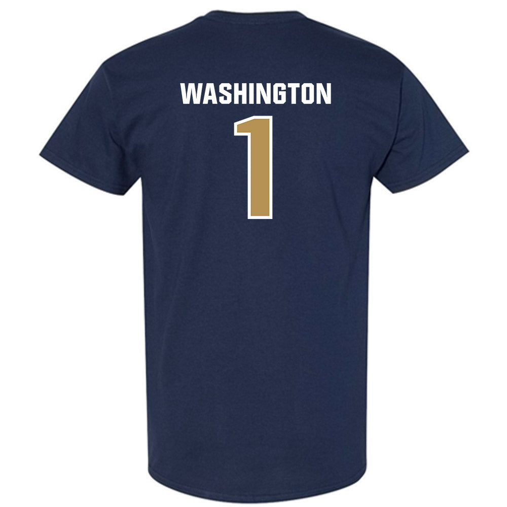 Georgia Tech - NCAA Men's Basketball : Lamar Washington - Classic Shersey T-Shirt-1