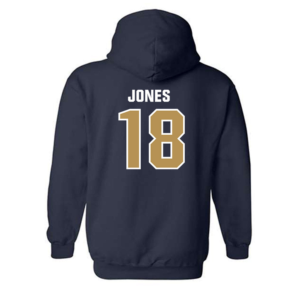 Georgia Tech - NCAA Football : Kealan Jones - Classic Shersey Hooded Sweatshirt-1