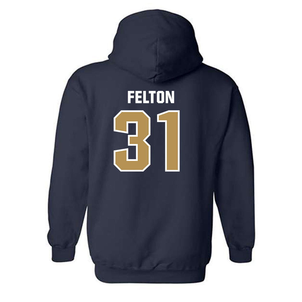 Georgia Tech - NCAA Football : Fenix Felton - Classic Shersey Hooded Sweatshirt-1