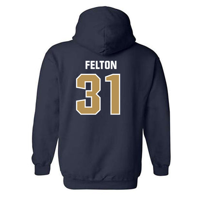 Georgia Tech - NCAA Football : Fenix Felton - Classic Shersey Hooded Sweatshirt-1