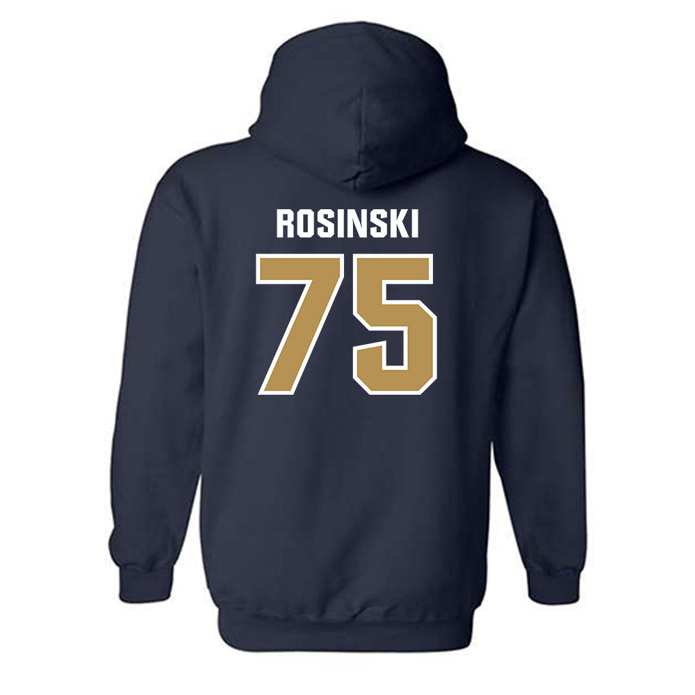 Georgia Tech - NCAA Football : Andrew Rosinski - Classic Shersey Hooded Sweatshirt-1
