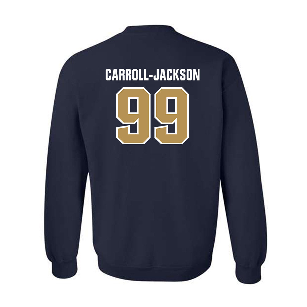 Georgia Tech - NCAA Football : Vincent Carroll-Jackson - Classic Shersey Crewneck Sweatshirt-1