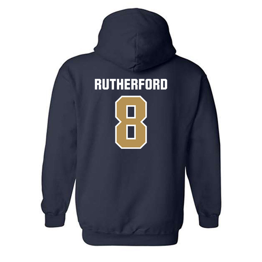 Georgia Tech - NCAA Football : Malik Rutherford - Classic Shersey Hooded Sweatshirt-1