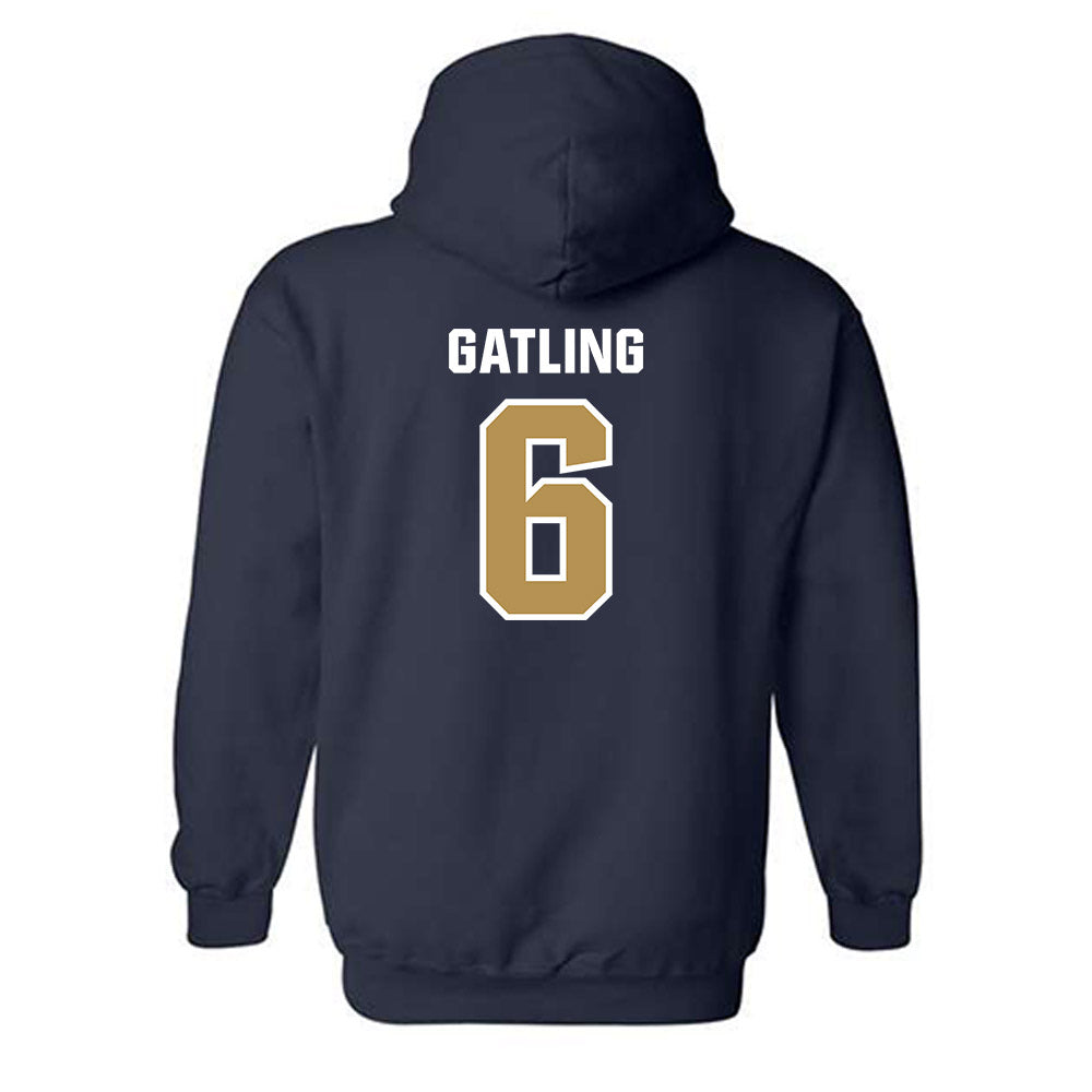 Georgia Tech - NCAA Football : Debron Gatling - Classic Shersey Hooded Sweatshirt-1