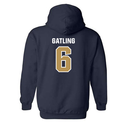 Georgia Tech - NCAA Football : Debron Gatling - Classic Shersey Hooded Sweatshirt-1