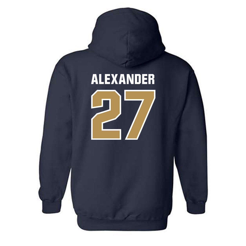 Georgia Tech - NCAA Football : Chad Alexander - Classic Shersey Hooded Sweatshirt-1