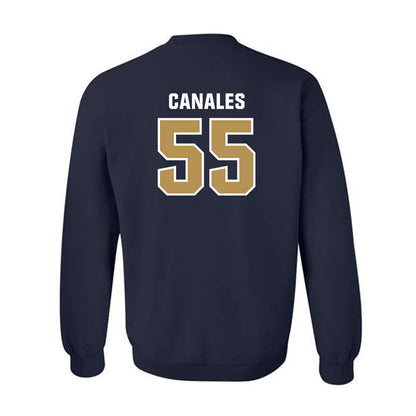 Georgia Tech - NCAA Football : Xavier Canales - Classic Shersey Crewneck Sweatshirt-1