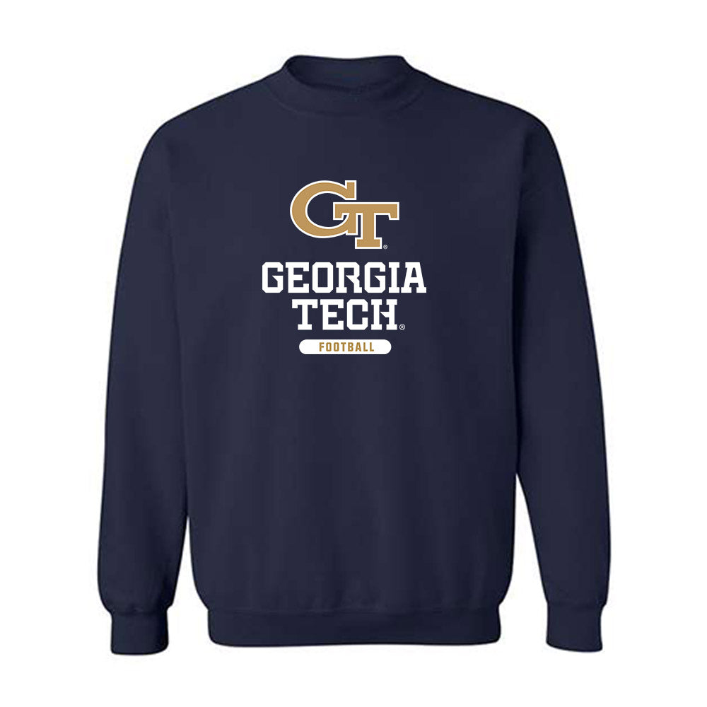 Georgia Tech - NCAA Football : Blake Ragsdale - Classic Shersey Crewneck Sweatshirt-0