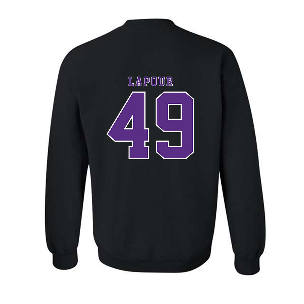 TCU - NCAA Baseball : Tommy LaPour - Classic Shersey Crewneck Sweatshirt-3