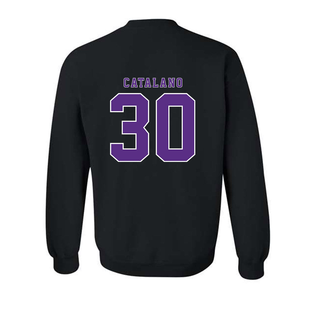 TCU - NCAA Baseball : Michael Catalano - Classic Shersey Crewneck Sweatshirt-3