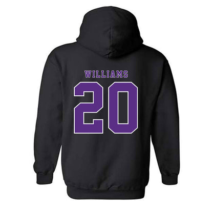 TCU - NCAA Football : Anthony Williams - Classic Shersey Hooded Sweatshirt-3
