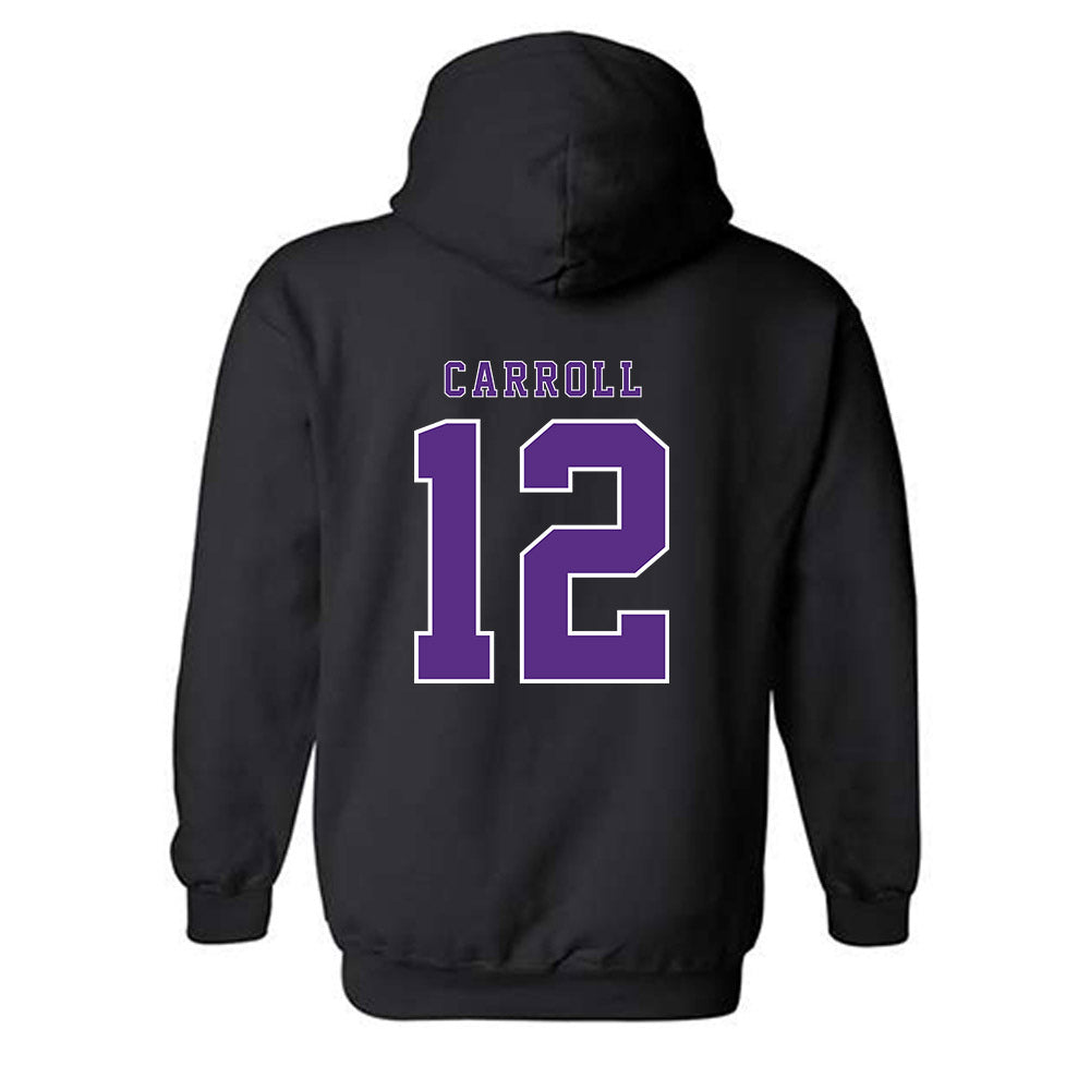 TCU - NCAA Football : Kalen Carroll - Classic Shersey Hooded Sweatshirt-3
