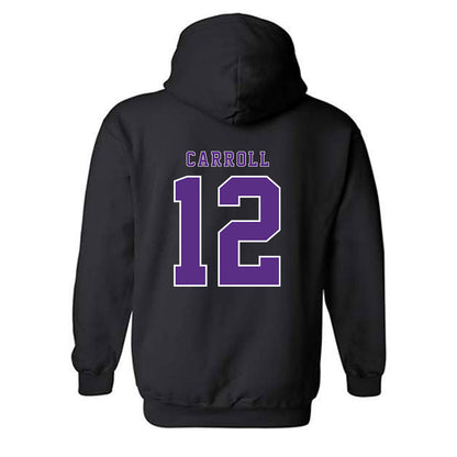 TCU - NCAA Football : Kalen Carroll - Classic Shersey Hooded Sweatshirt-3