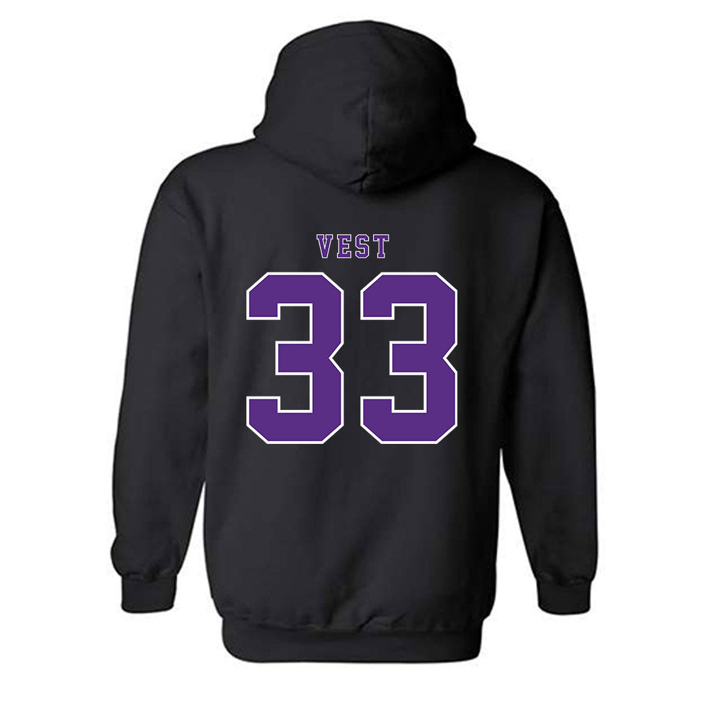 TCU - NCAA Women's Soccer : Grace Vest - Classic Shersey Hooded Sweatshirt-3