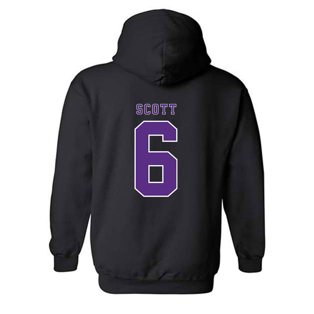 TCU - NCAA Football : Jeremy Scott - Classic Shersey Hooded Sweatshirt-3