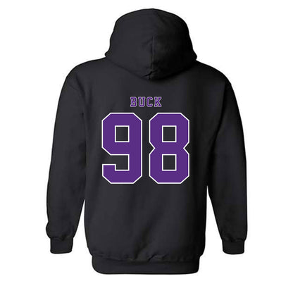 TCU - NCAA Football : Carter Buck - Classic Shersey Hooded Sweatshirt-3