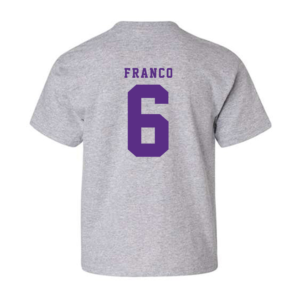 TCU - NCAA Baseball : Noah Franco - Classic Shersey Youth T-Shirt-5