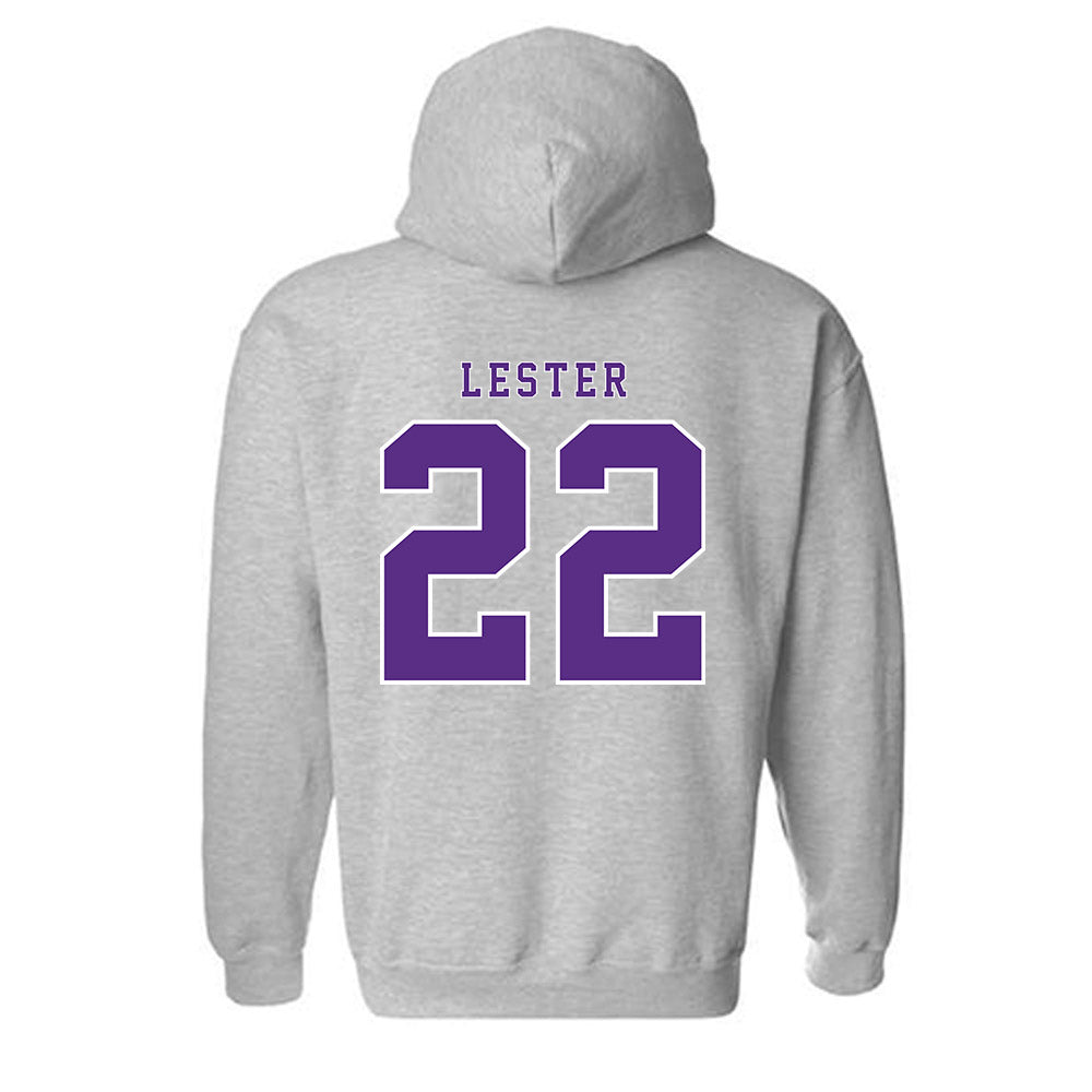 TCU - NCAA Football : Jordan Lester - Classic Shersey Hooded Sweatshirt