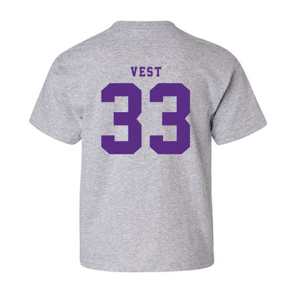 TCU - NCAA Women's Soccer : Grace Vest - Classic Shersey Youth T-Shirt-5