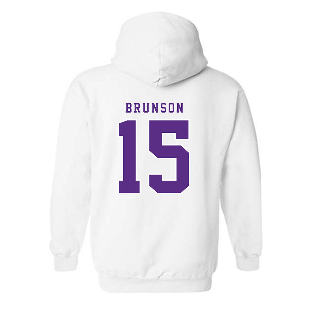 TCU - NCAA Baseball : Chase Brunson - Classic Shersey Hooded Sweatshirt
