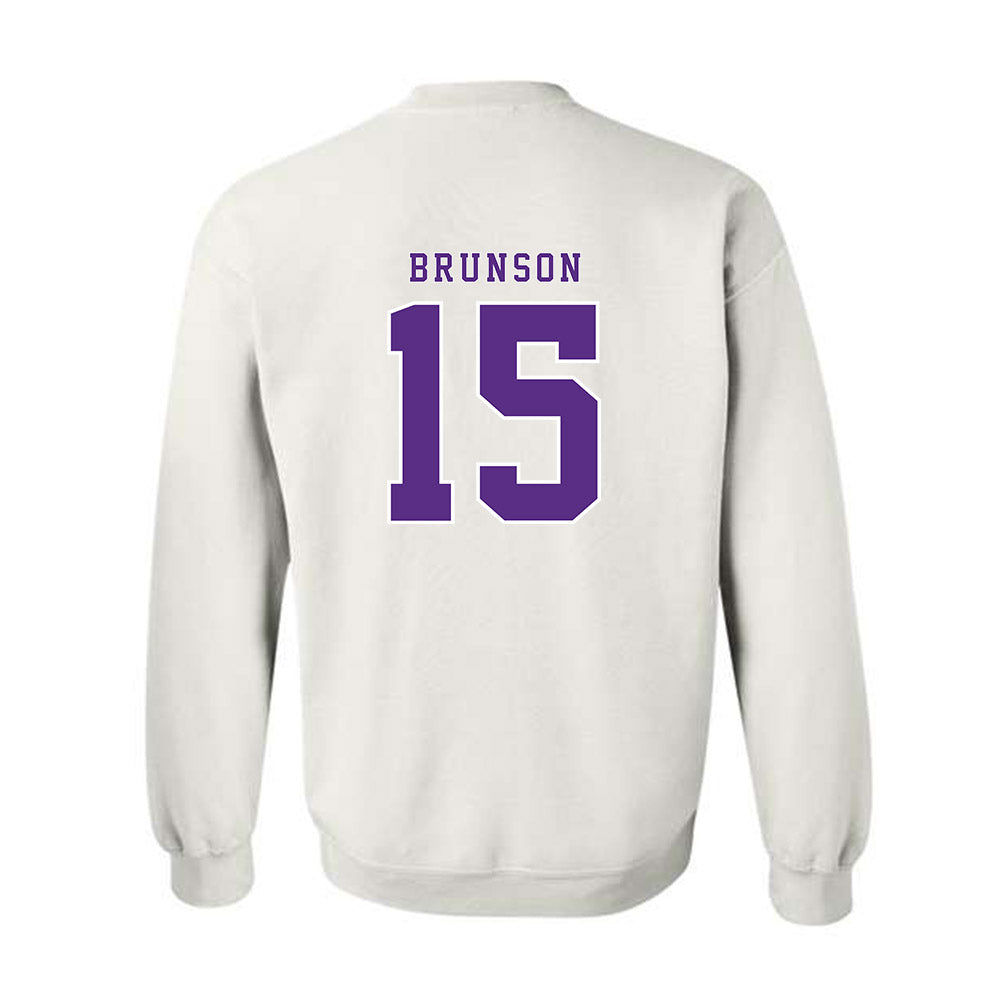 TCU - NCAA Baseball : Chase Brunson - Classic Shersey Crewneck Sweatshirt