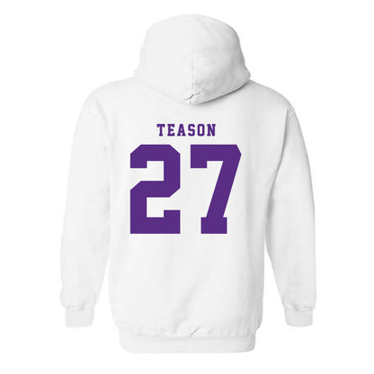 TCU - NCAA Football : Michael Teason - Classic Shersey Hooded Sweatshirt-4