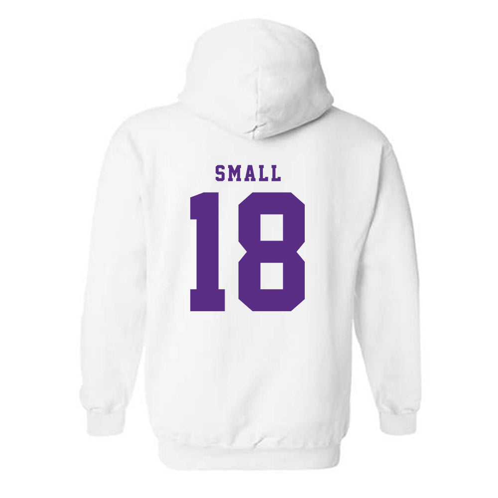 TCU - NCAA Football : Ed Small - Classic Shersey Hooded Sweatshirt-4