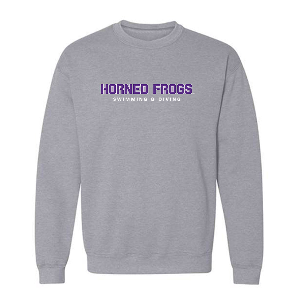TCU - NCAA Men's Swimming & Diving : Grant Chapa - Classic Shersey Crewneck Sweatshirt-1