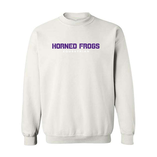 TCU - NCAA Equestrian : Lily Muzzy - Classic Shersey Crewneck Sweatshirt-0