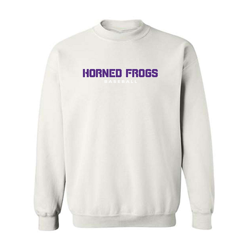 TCU - NCAA Baseball : Michael Catalano - Classic Shersey Crewneck Sweatshirt-1