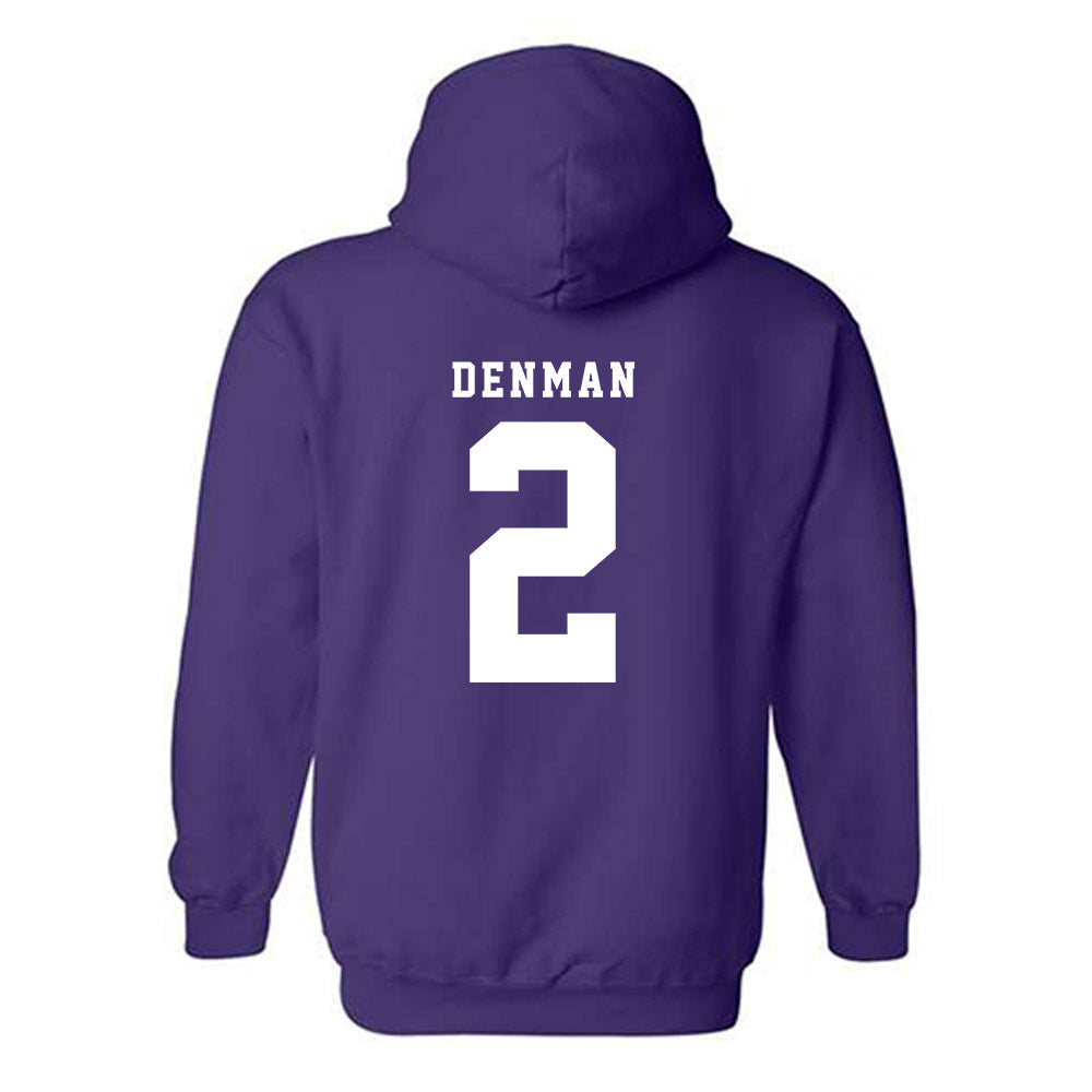 TCU - NCAA Football : Jon Denman - Classic Shersey Hooded Sweatshirt-5