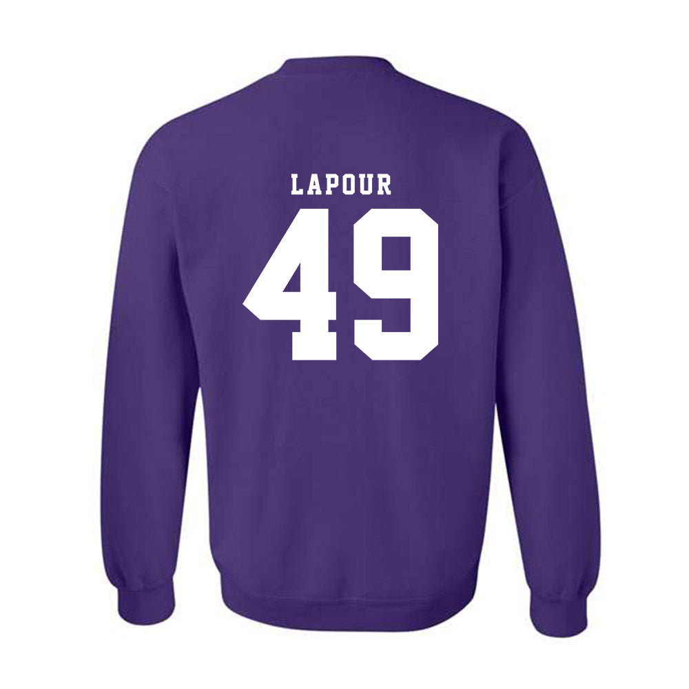 TCU - NCAA Baseball : Tommy LaPour - Classic Shersey Crewneck Sweatshirt-5