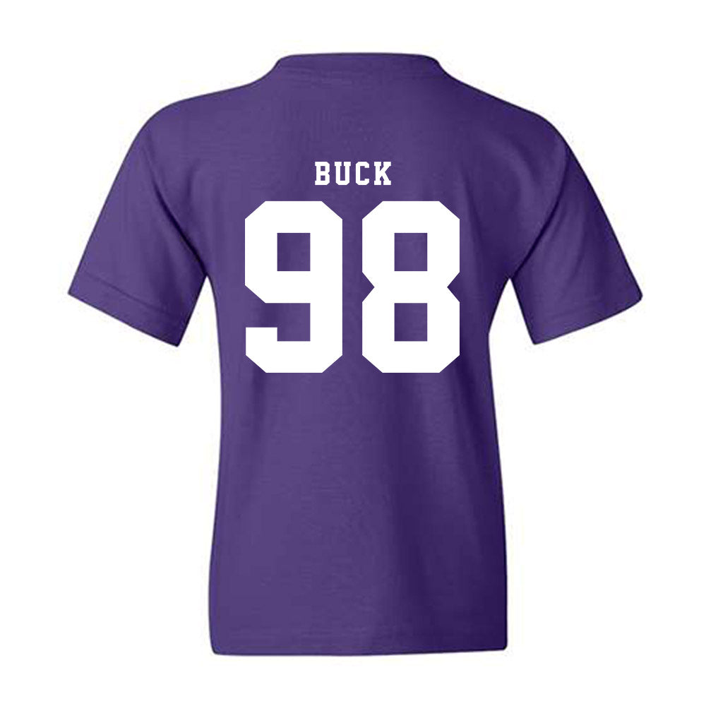 TCU - NCAA Football : Carter Buck - Classic Shersey Youth T-Shirt-5