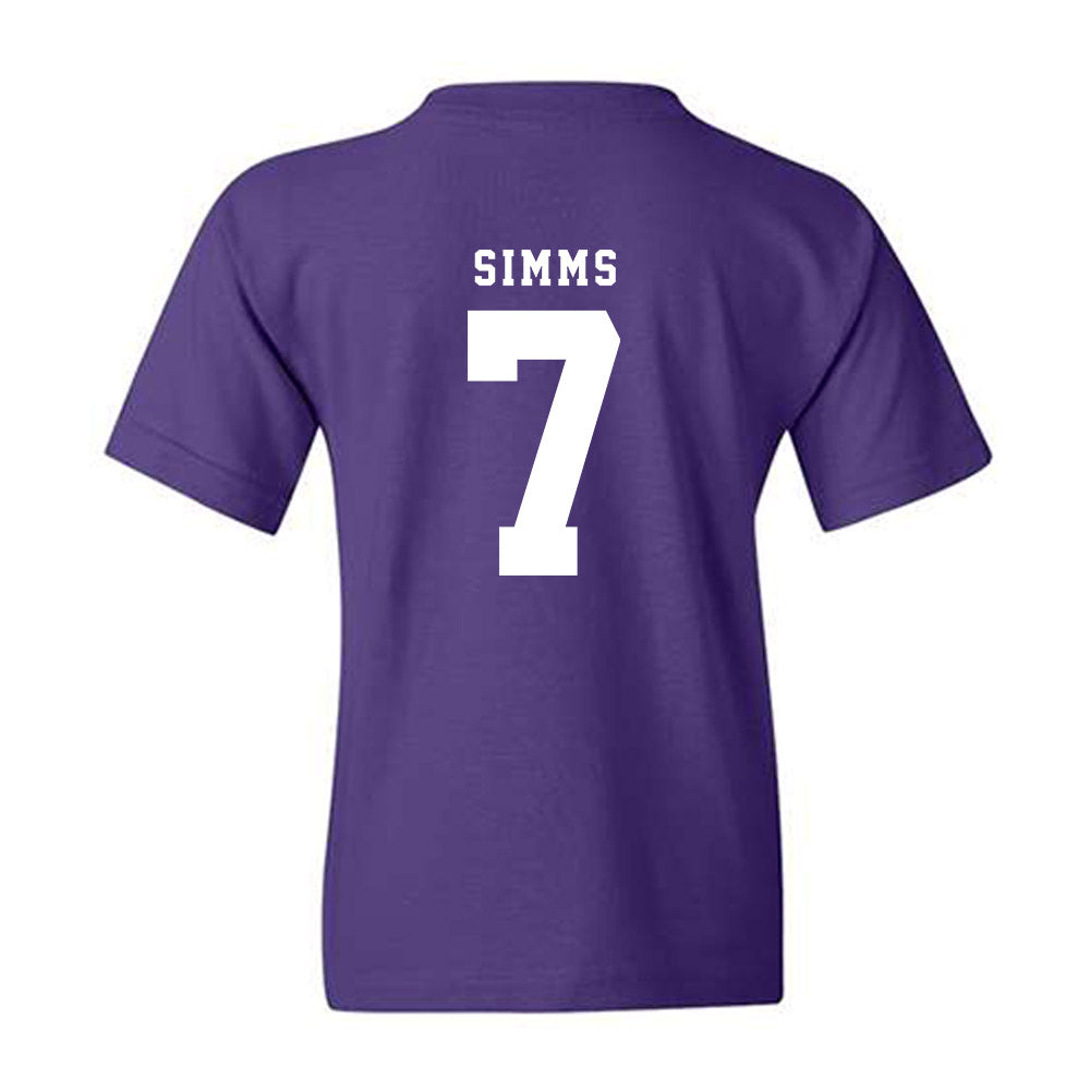 TCU - NCAA Football : Julius Simms - Classic Shersey Youth T-Shirt-5